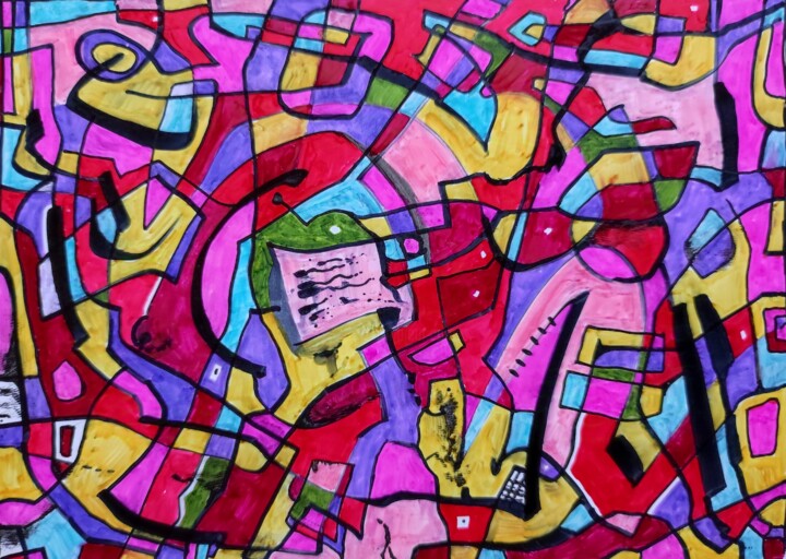 Lost in graphic art - 8 图画, 3.2x3.9 in