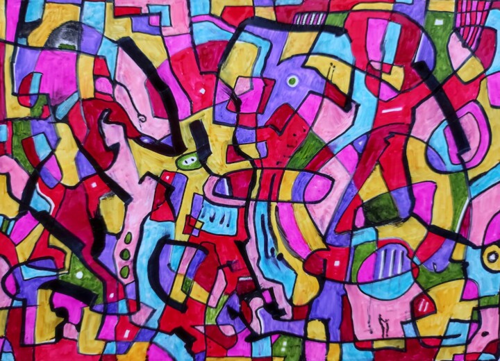 Lost in graphic art - 9 Disegno, 3,2x3,9 in