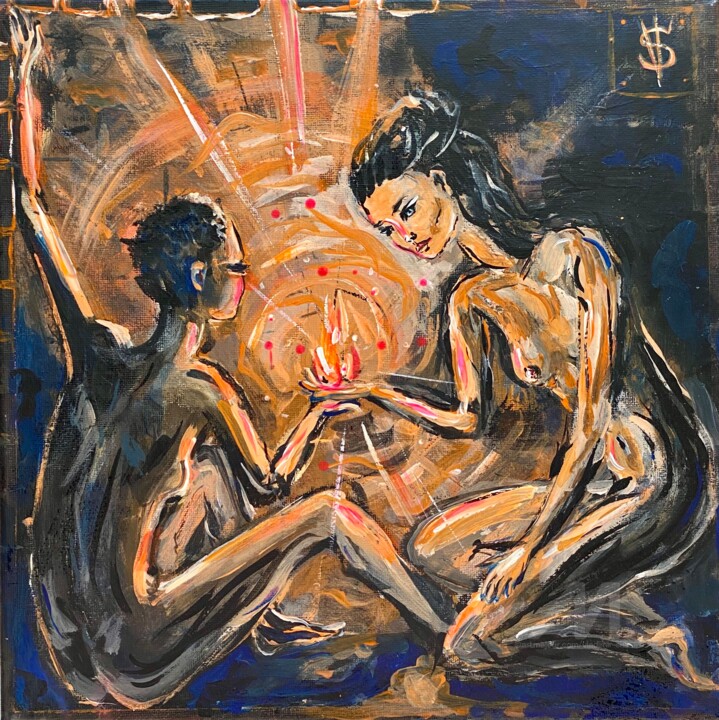 绘画,  11.4x11.4 in 