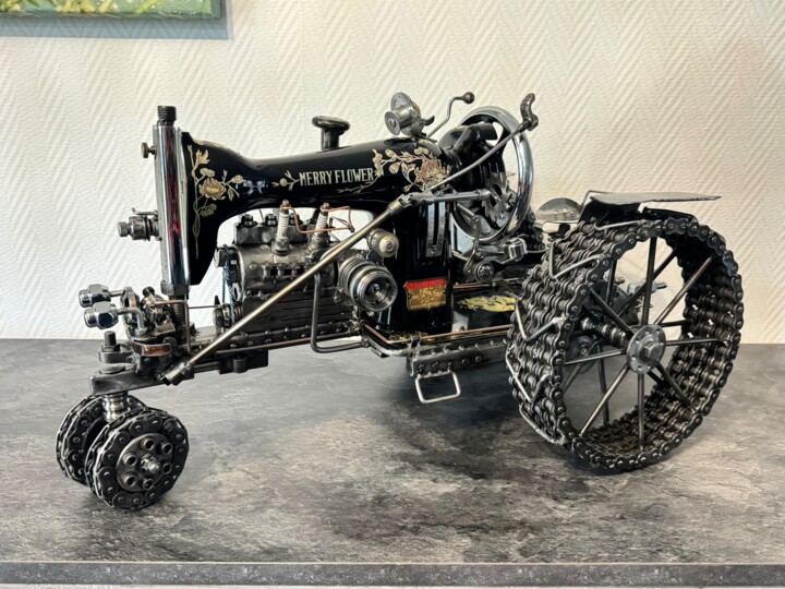Sculpture Tracteur 雕塑
