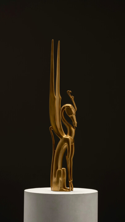 Sculpture titled "The Loong" by Zhang Youzhi, Original Artwork, Bronze