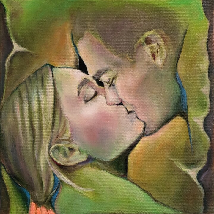 Schilderij,  11,8x11,8 in 