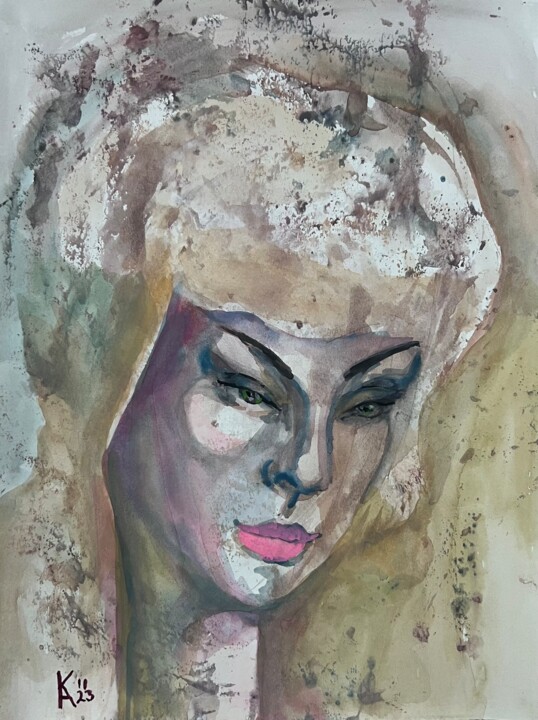 Resignation to fate 绘画, 12x9 in