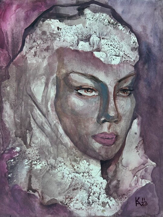 Confession of the soul 绘画, 12x9 in