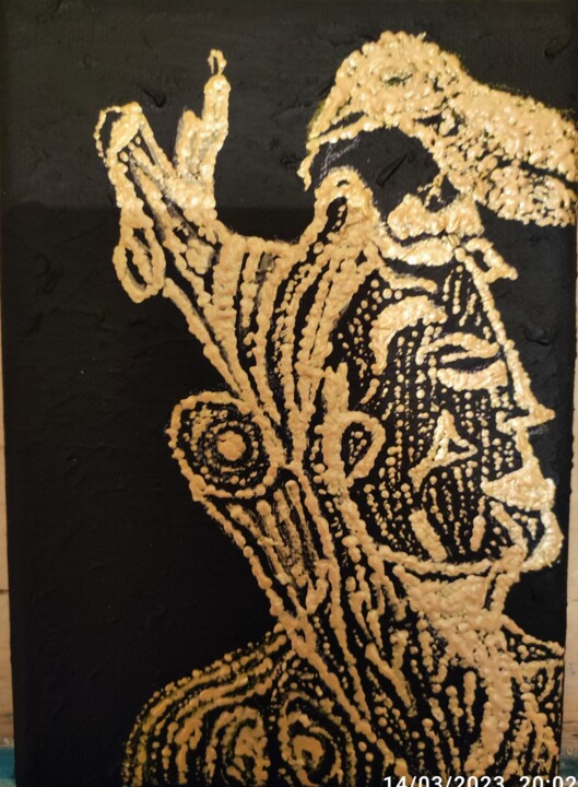 绘画,  7.1x4.9 in 