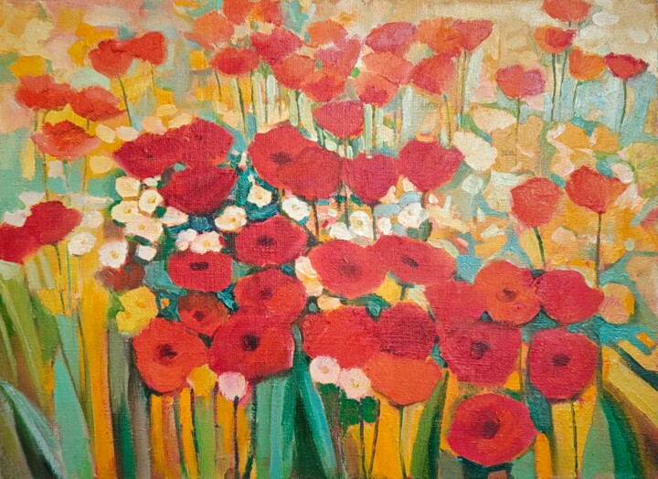 Маки Pittura, 15,8x21,7 in
