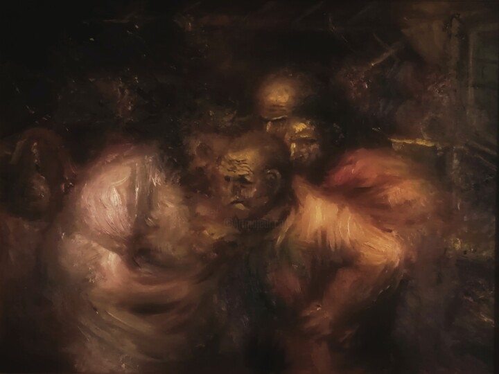 l'Annonciation des Anciens Philosophes Pittura, 13,8x19,3 in