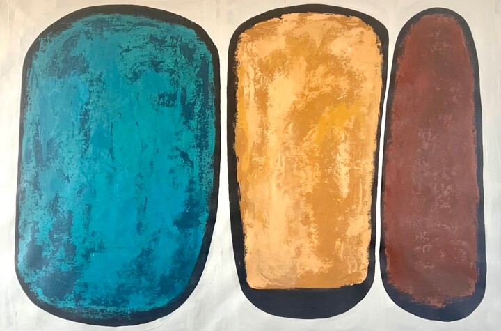 Abstract Nature-Inspired Painting Tablo, 39,4x59,1 in