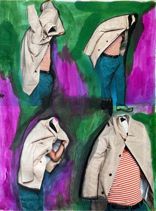 Jy464/*-8 / character 3 - {$M} Collages, 11.4x7.9 in