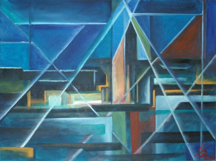 Hügelsheim I 绘画, 27.6x39.4 in