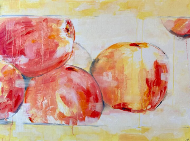 Äpfel - Zeit VII 绘画, 22.1x29.9 in