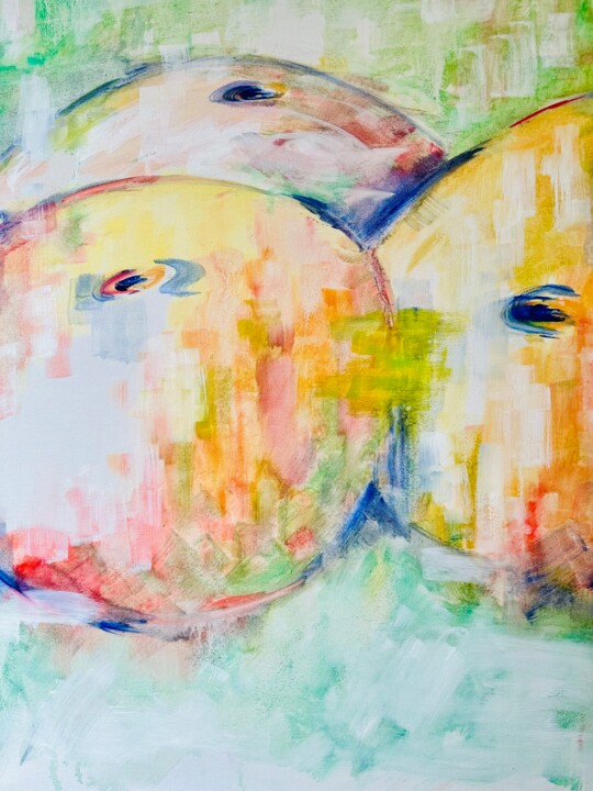 Äpfel - Zeit X 绘画, 39.4x31.5 in