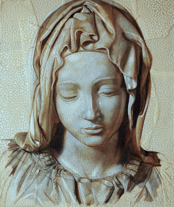 Peinture intitulée "ALLEGORY XXIII" par Francesc Marco, Œuvre d'art originale, Huile Monté sur Panneau de bois
