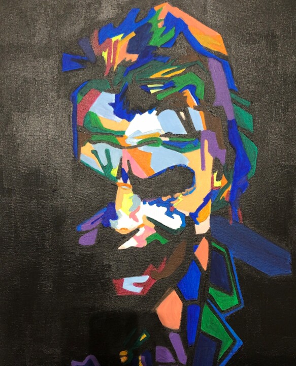 The Joker colorama 绘画, 18.1x15 in