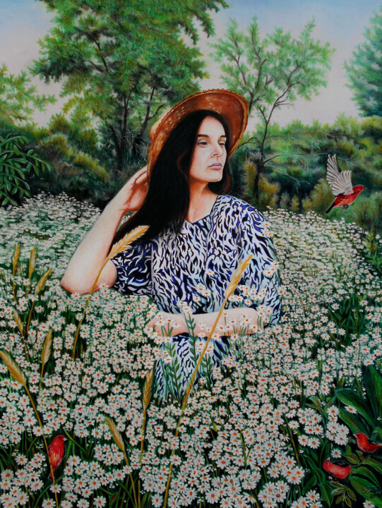 Spring series #4 Рисунок, 17,1x12,6 in