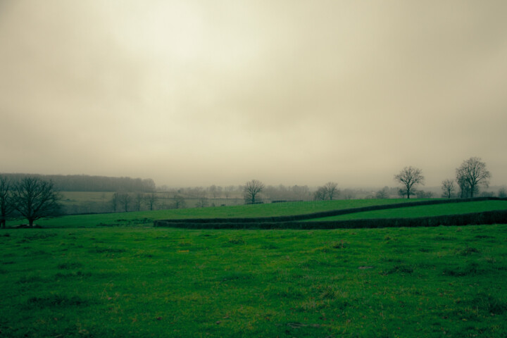 Photographie intitulée "Campagne en hiver" par Céline Pivoine Eyes, Œuvre d'art originale, Photographie numérique