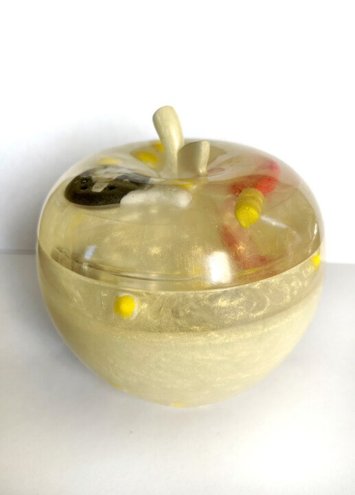 雕塑,  4.3x3.9 in 