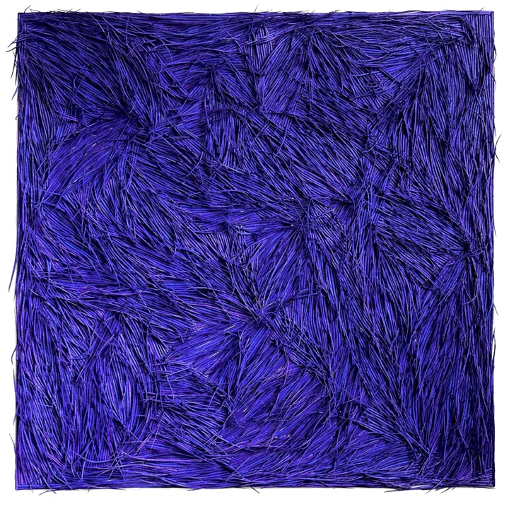 Purple (2024) 绘画, 39.4x39.4 in