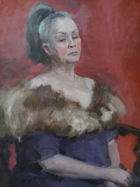 Elena 绘画, 19.7x19.7 in