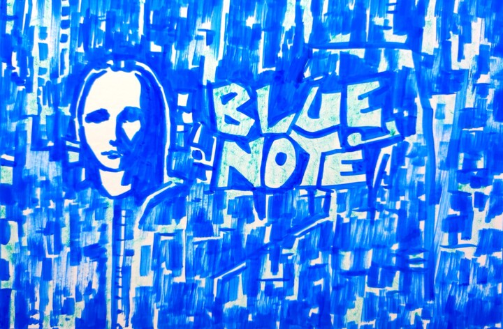 Always blue 图画, 11.8x15.8 in