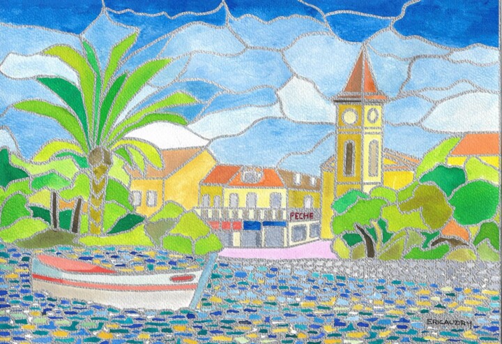 Le Cros de Cagnes 图画, 8.3x11.7 in