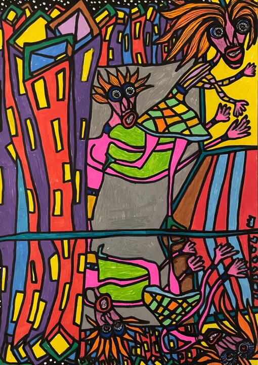 The escape 图画, 11.7x8.3 in