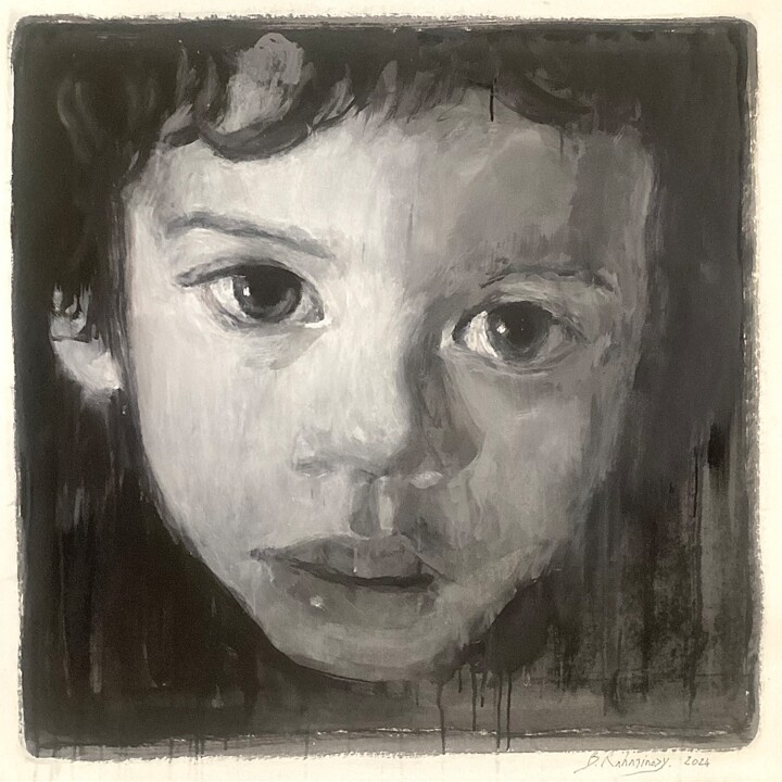 Enfance 绘画, 39.4x39.4 in