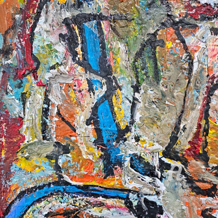 Artwork's surface or texture