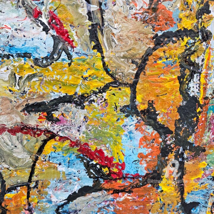 Artwork's surface or texture