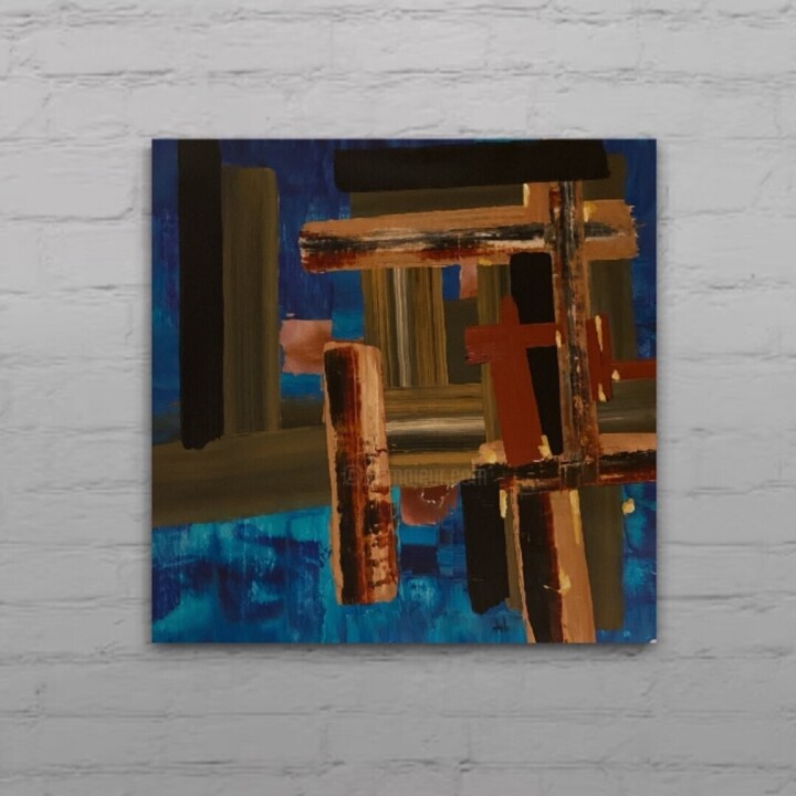 Œuvre présentée encadrée