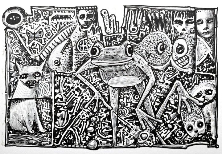 图画,  5.9x8.3 in 