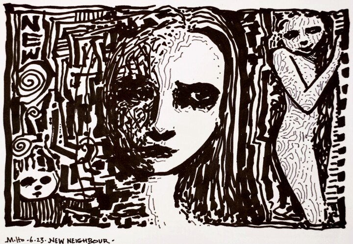 图画,  5.9x8.3 in 