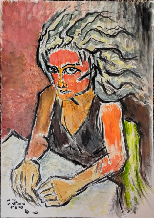 绘画,  23.6x15.8 in 