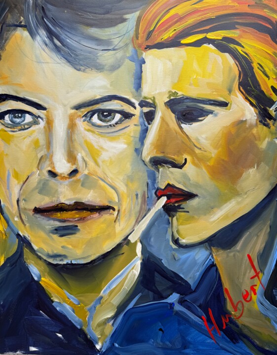 Generationen David Bowie 绘画, 35.4x27.6 in