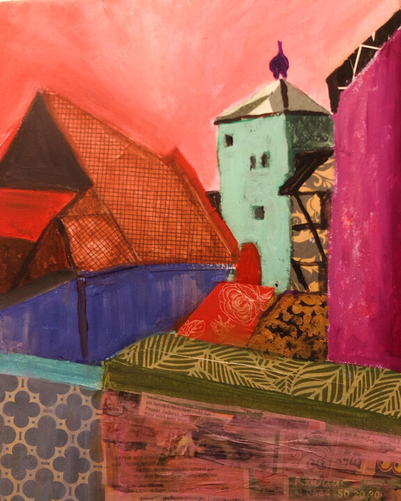 Province in France 绘画, 15.8x11.8 in