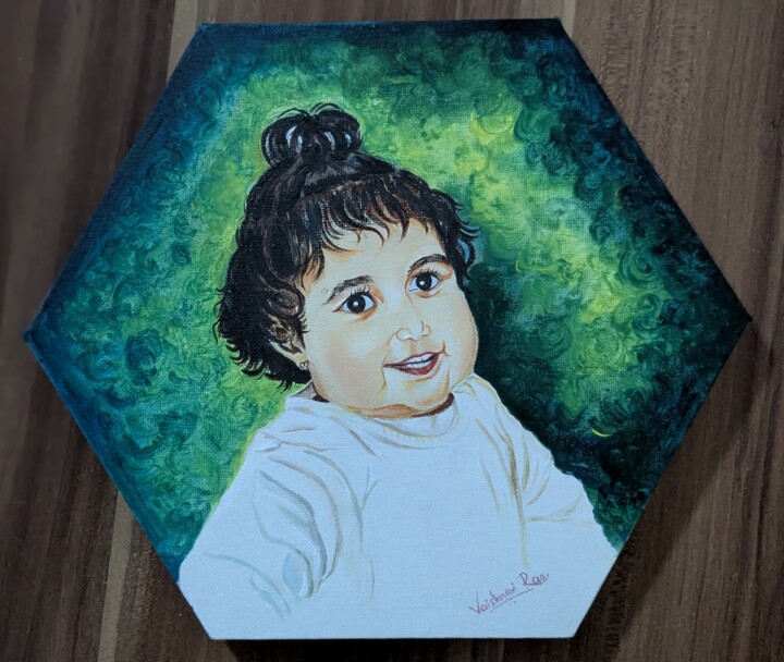 Radiant Innocence 绘画, 10x11.8 in
