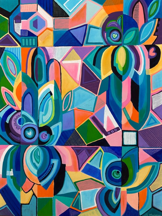 Under the Sun Painting, 31.5x23.6 in