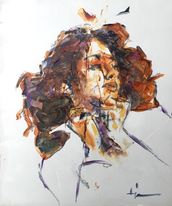 Men’s Shirt 绘画, 13.8x11.8 in