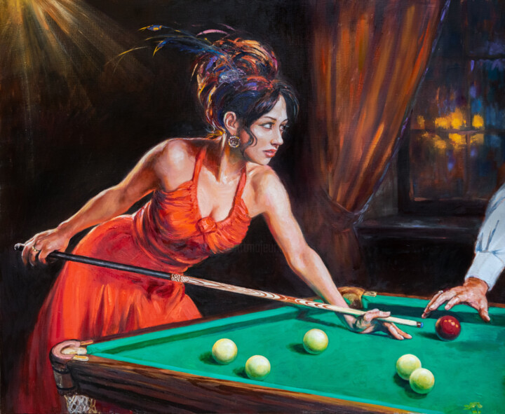 Painting titled "Original oil painti…" by Simanolya, Original Artwork, Oil