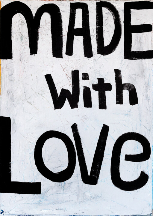 Made With Love Pittura, 27,6x19,7 in