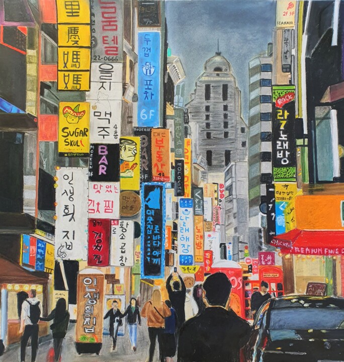 绘画,  19.3x19.3 in 