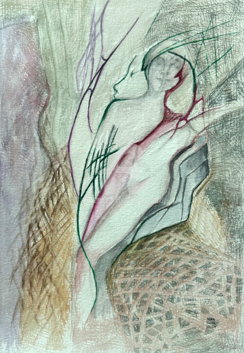 绘画,  11.4x7.9 in 