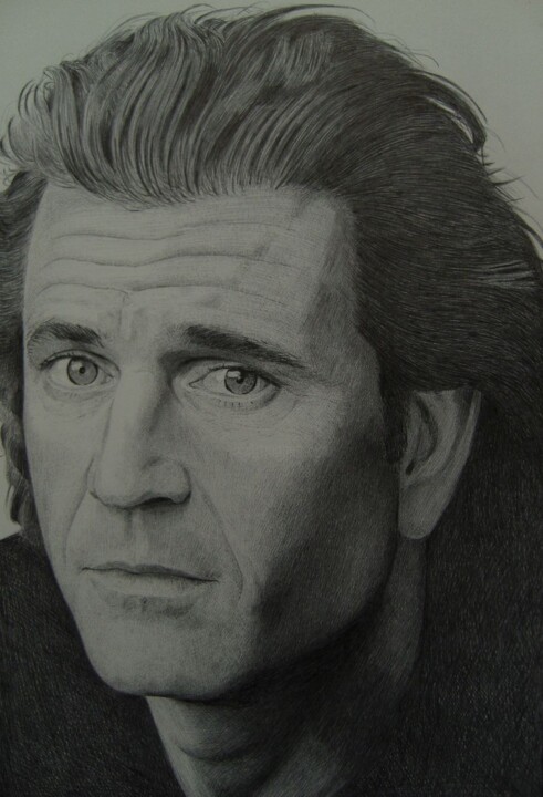 Mel Gibson 图画, 11.8x8.3 in