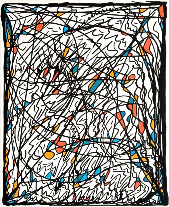 Lenguaje SRJ114 绘画, 18.1x15 in