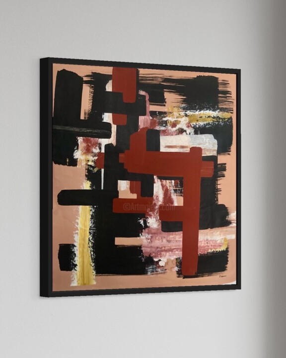 Œuvre présentée encadrée