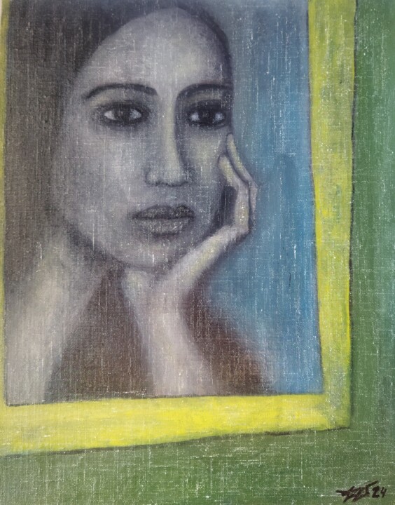Скрытая реальность 绘画, 19.7x15.8 in