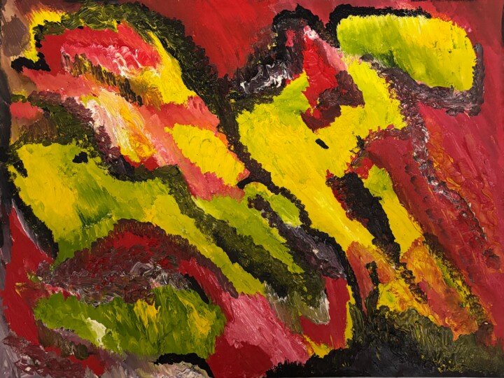 Geburt einer Vision 绘画, 15.8x11.8 in