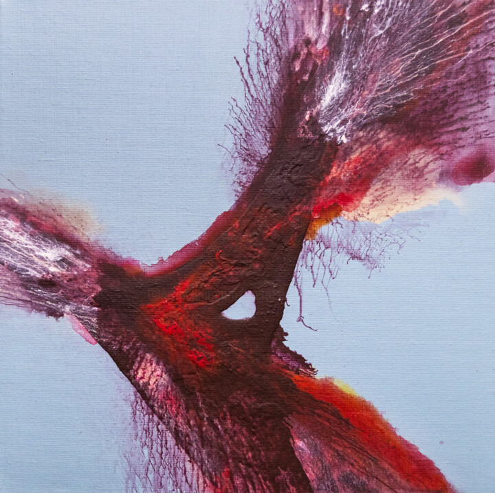 Peinture intitulée "Destruction" par Weronika Dylag, Œuvre d'art originale, Acrylique Monté sur Châssis en bois