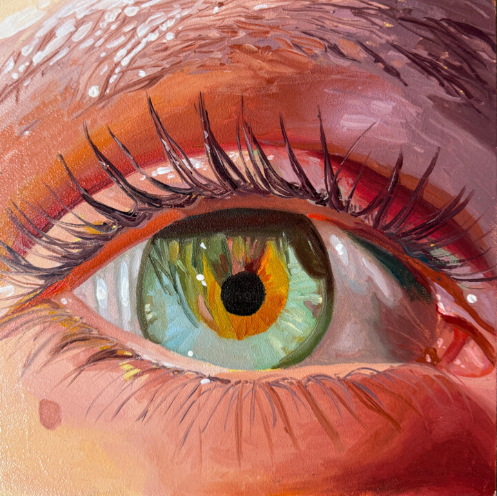 Painting titled "Diptych "Harmony of…" by Daria Zavadenko, Original Artwork, Oil