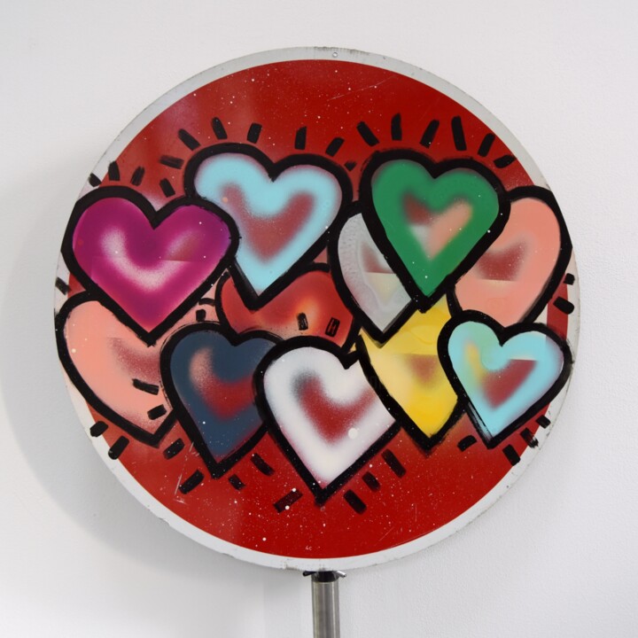 STREET Hearts #2 Pittura, 23,6x23,6 in